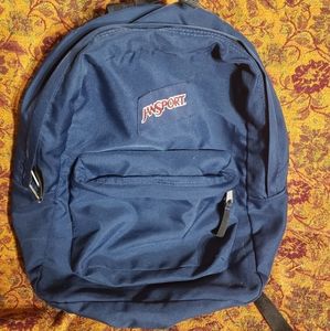 Navy Jansport Backpack